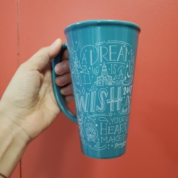 Disney Parks Disneyland Resorts 2017 mickey a dream is a wish ur heart makes mug - Picture 2 of 4